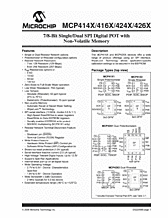 DataSheet MCP4262-103 pdf
